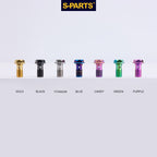 SPARTS M10 Single-Hole Banjo Bolt Hex Head – TC4 Titanium Brake Line Bolt for Motorcycle Calipers