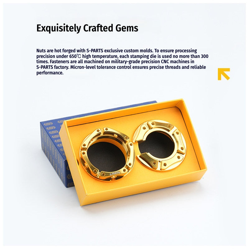 SPARTS Titanium Preload Adjuster & Spring Seat Kit for Öhlins Motorcycle Suspension