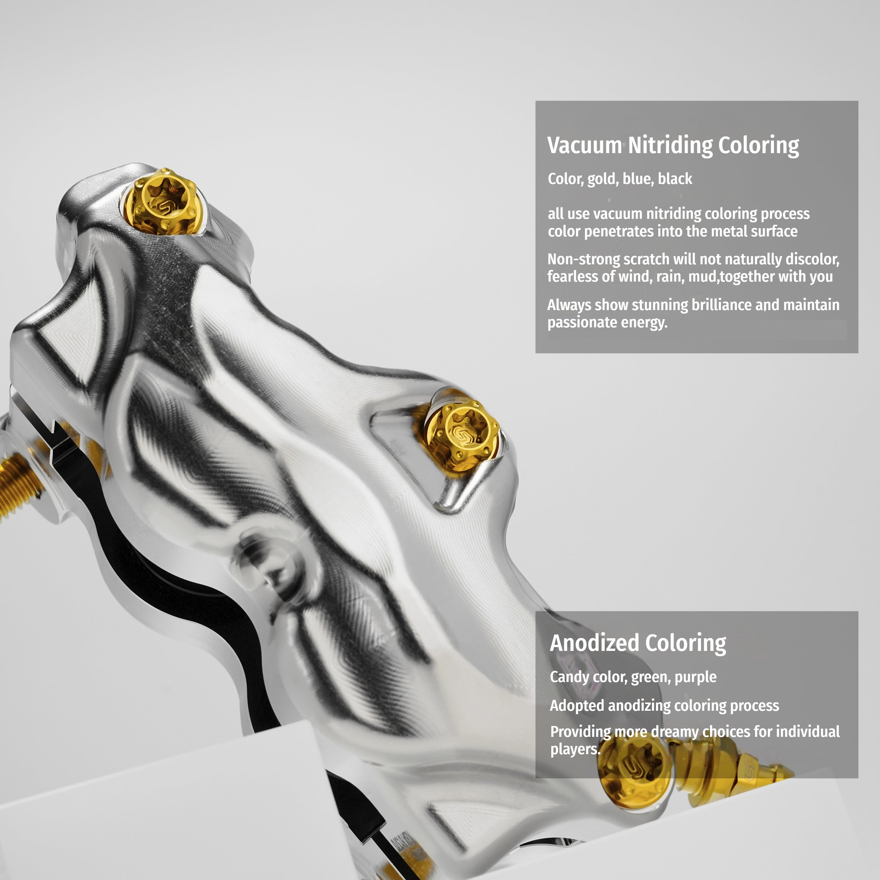 SPARTS Titanium Alloy Brembo M50 Caliper Bolt Kit (M10×55)