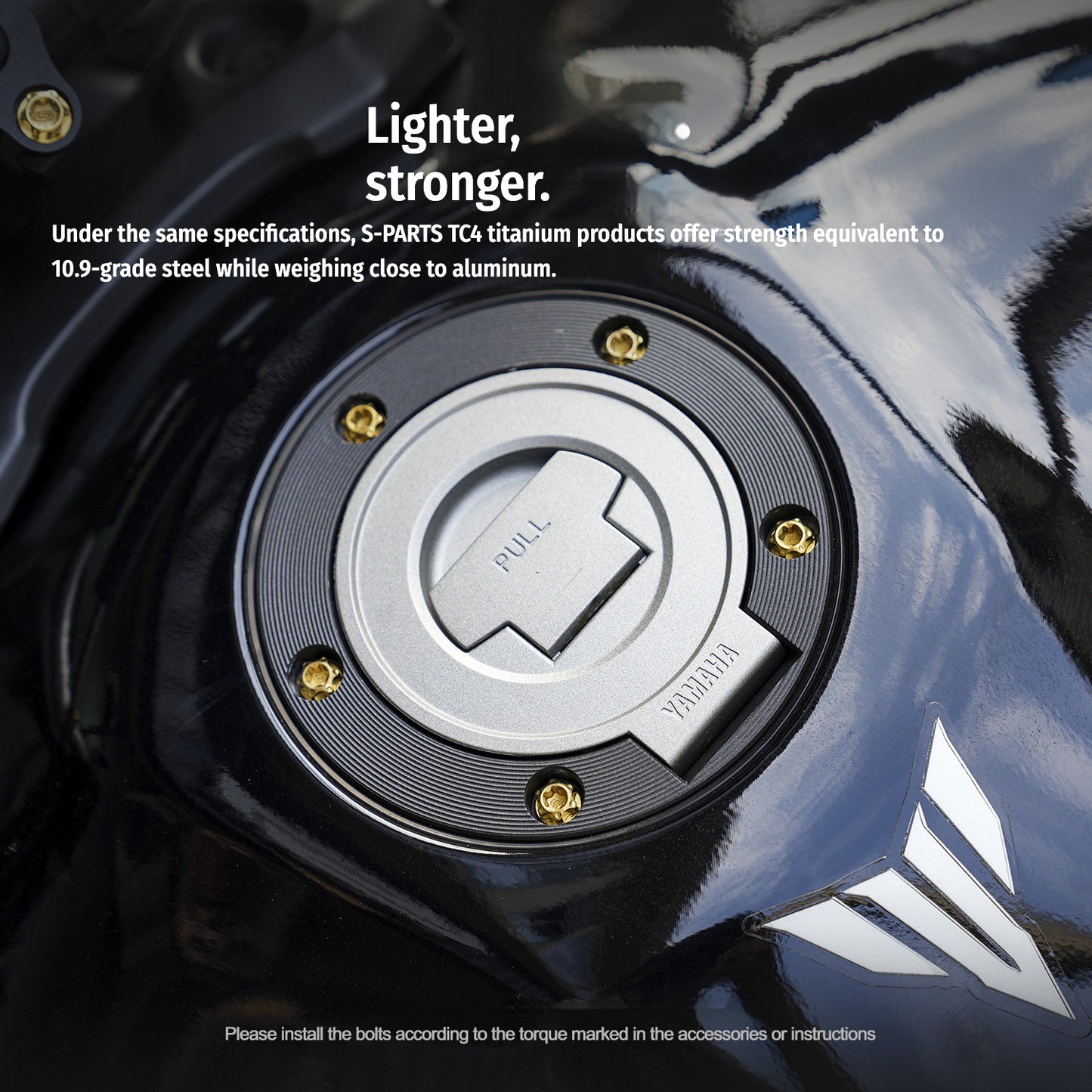 SPARTS Yamaha MT-09 Titanium Bolt Kit | TC4 Grade Motorcycle Fasteners