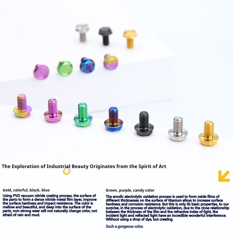 SPARTS Titanium Mirror Block-Off Bolts · M8/M10 Positive & Reverse Thread · Lightweight Motorcycle Plug Bolts