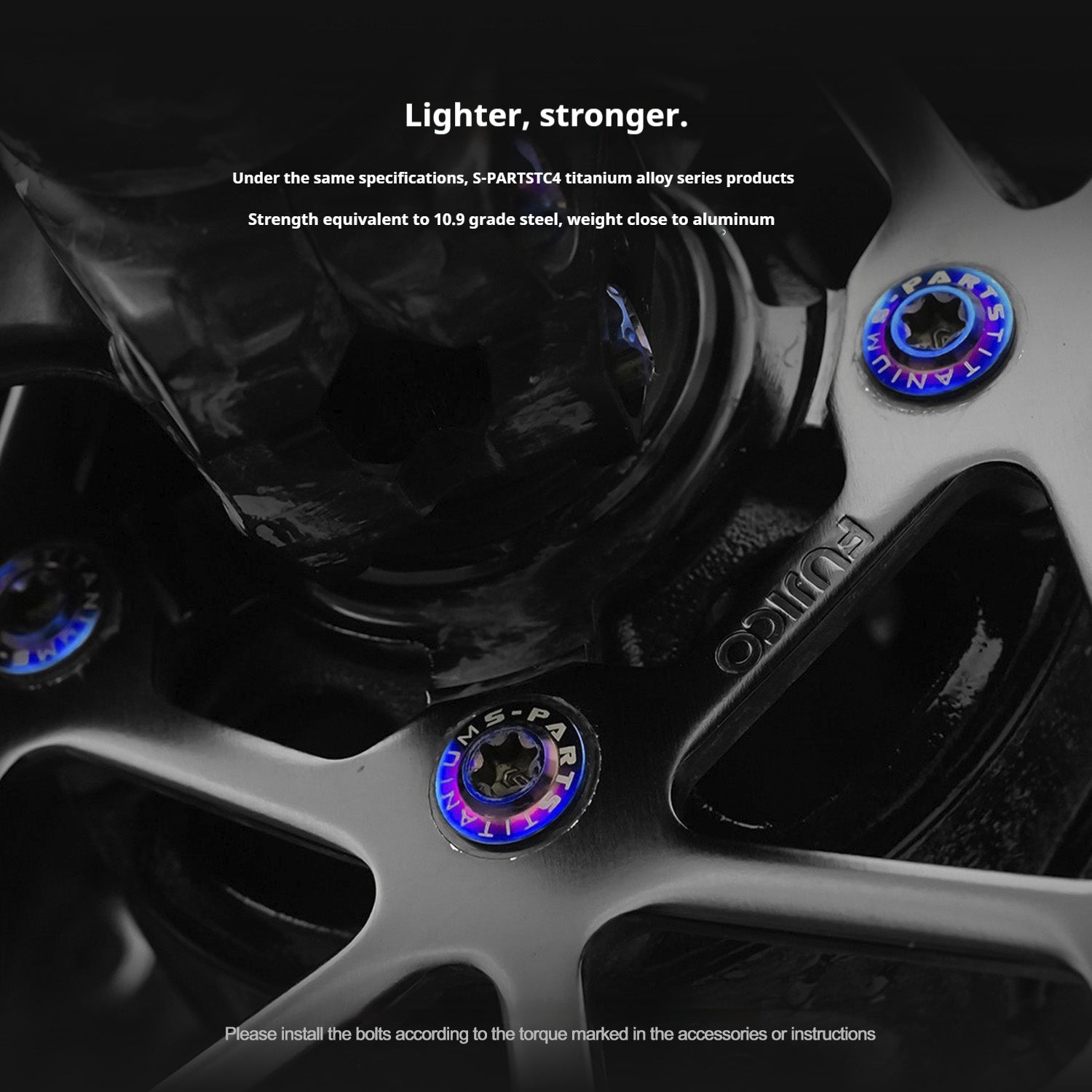 SPARTS Titanium Screw Set for Kawasaki ZX-10R 2023 – Custom Candy Color & CNC Titanium Upgrade Kit