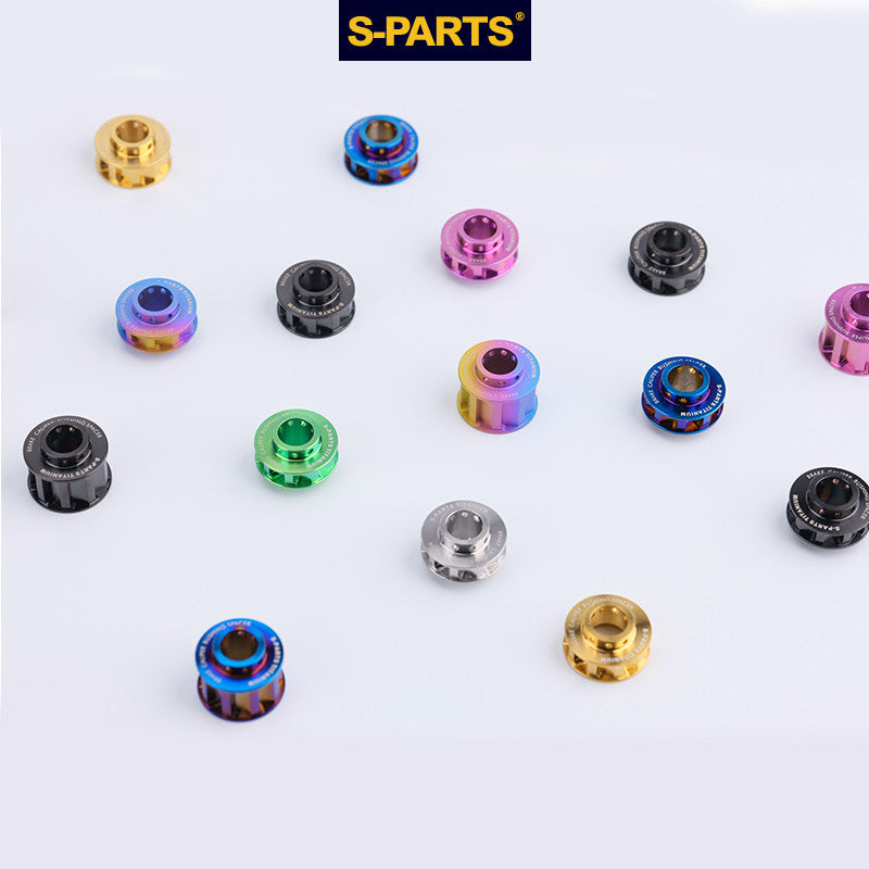 SPARTS Titanium Caliper Washers – Single & Double-Sided Bushings D20/D24 Motorcycle Upgrade