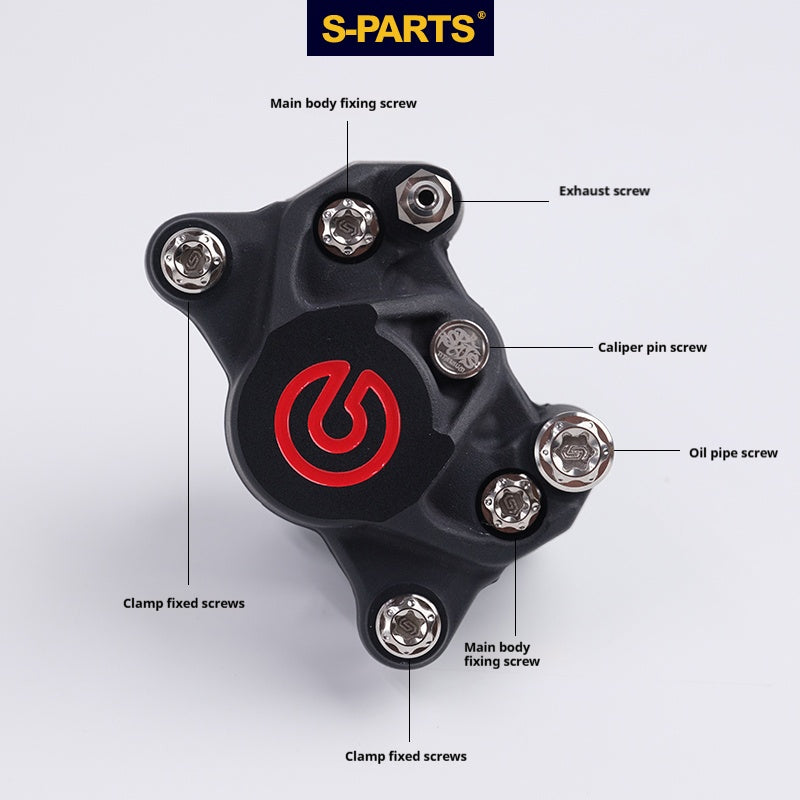 SPARTS Titanium Bolt Kit for Brembo Basic 2-Piston and 4-Piston Calipers