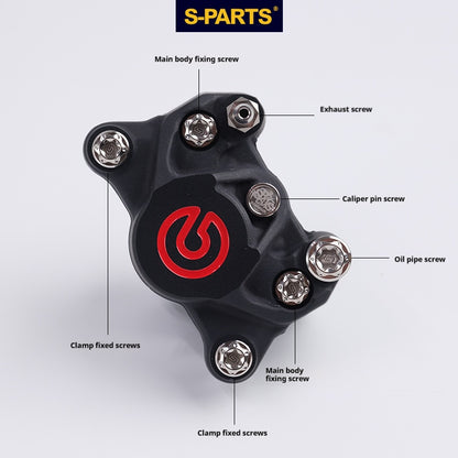 SPARTS Titanium Bolt Kit for Brembo Basic 2-Piston and 4-Piston Calipers