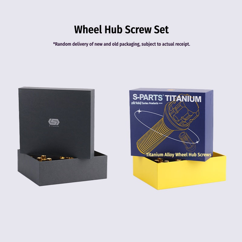 S-PARTS Titanium M14 Car Wheel Lug Nut Set, 20pcs