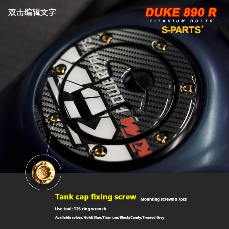 CNC TC4 Titanium Bolt Set for KTM 890R | Complete Performance Refresh