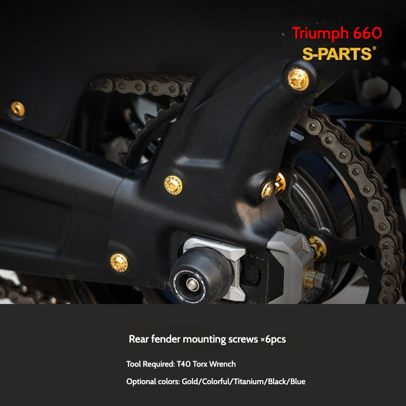 SPARTS Titanium Fastener Bolts for Triumph Trident 660 Motorcycle Modification