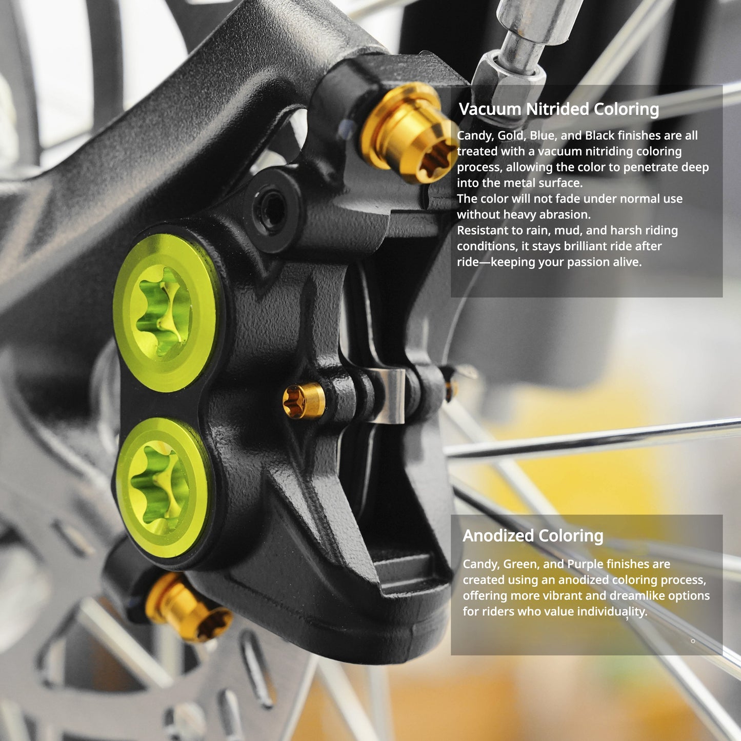 S-PARTS TC4 Titanium Full Bolt Kit for Sur-Ron Light Bee X (2025 Model)