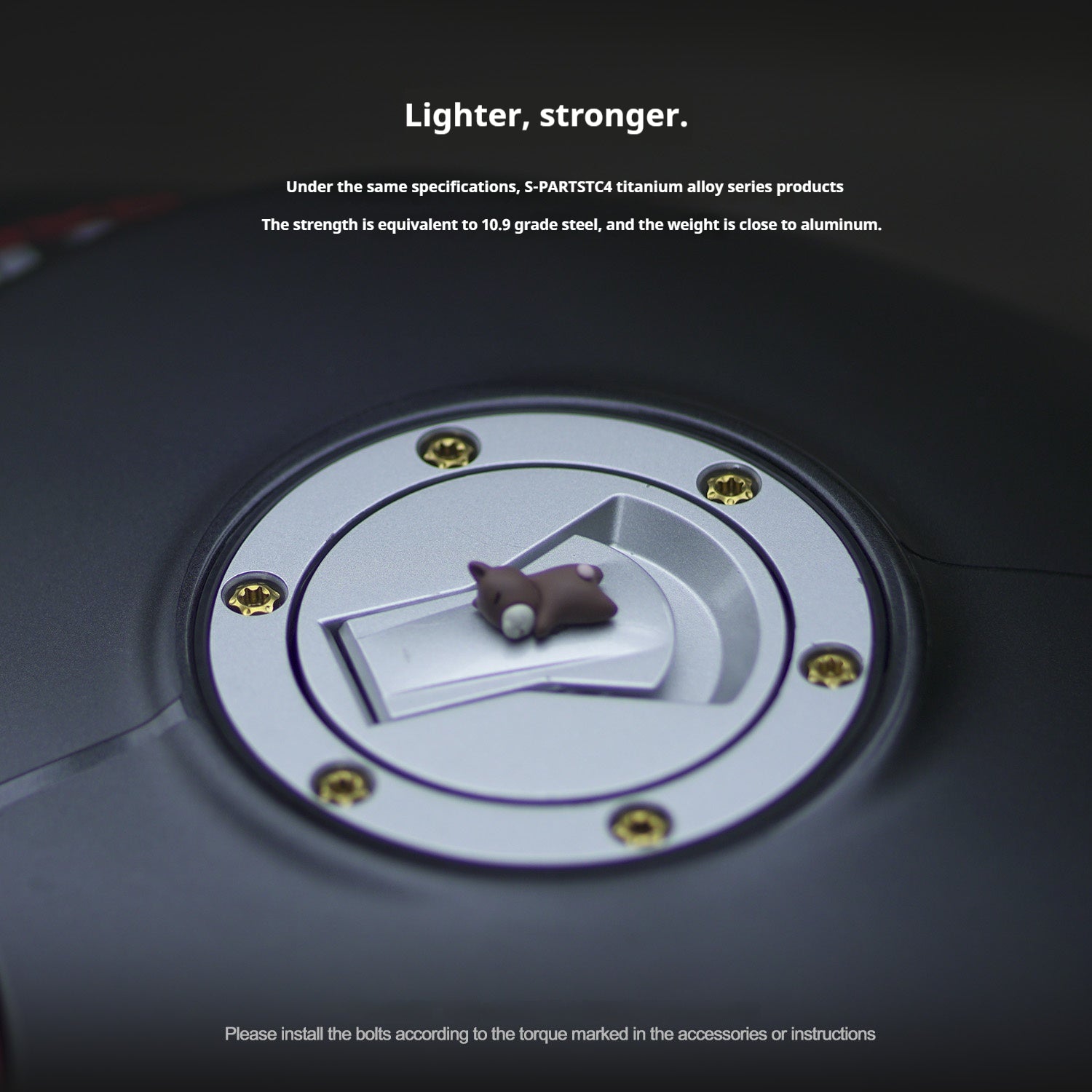 SPARTS Titanium Bolt Kit for Aprilia RS660 2021 – CNC Titanium Upgrade Kit