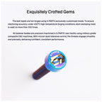 SPARTS M8 Titanium Anti-Theft Caliper Set Screws for Motorcycles & Cars & Bike