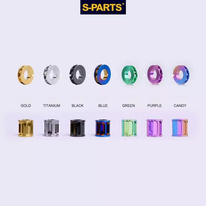 S-PARTS H5 / H20 TC4 Titanium Brake Caliper Spacers for Ducati V4 / V4S / Streetfighter (M10)