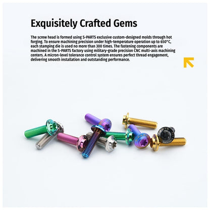 SPARTS A3 Countersunk Head M5 D10 Titanium Bolt TC4 Motorcycle & E-Bike Custom Fastener