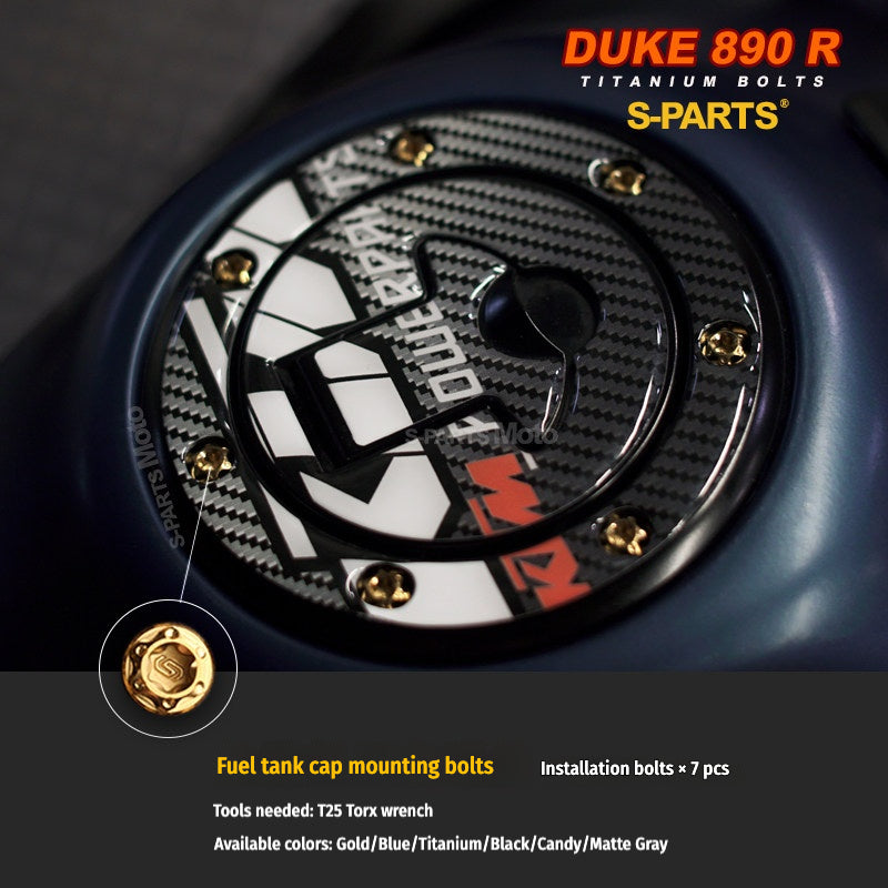 CNC TC4 Titanium Bolt Set for KTM 890R | Complete Performance Refresh