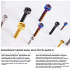 SPARTS M6 Titanium Anti-Theft Caliper Set Screws for Motorcycles & Cars & Bike – TC4 High-Strength Lightweight Bolts