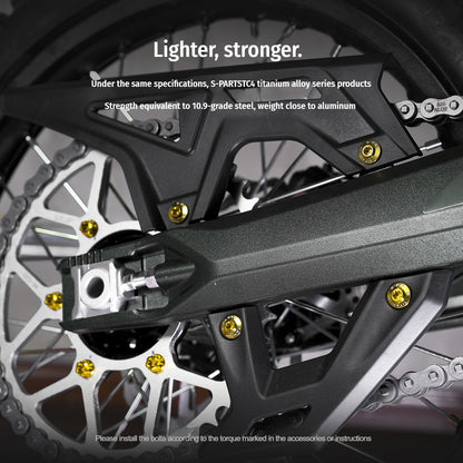 SPARTS Titanium Bolt Kit for Ultra Bee | Full Motorcycle Upgrade Set
