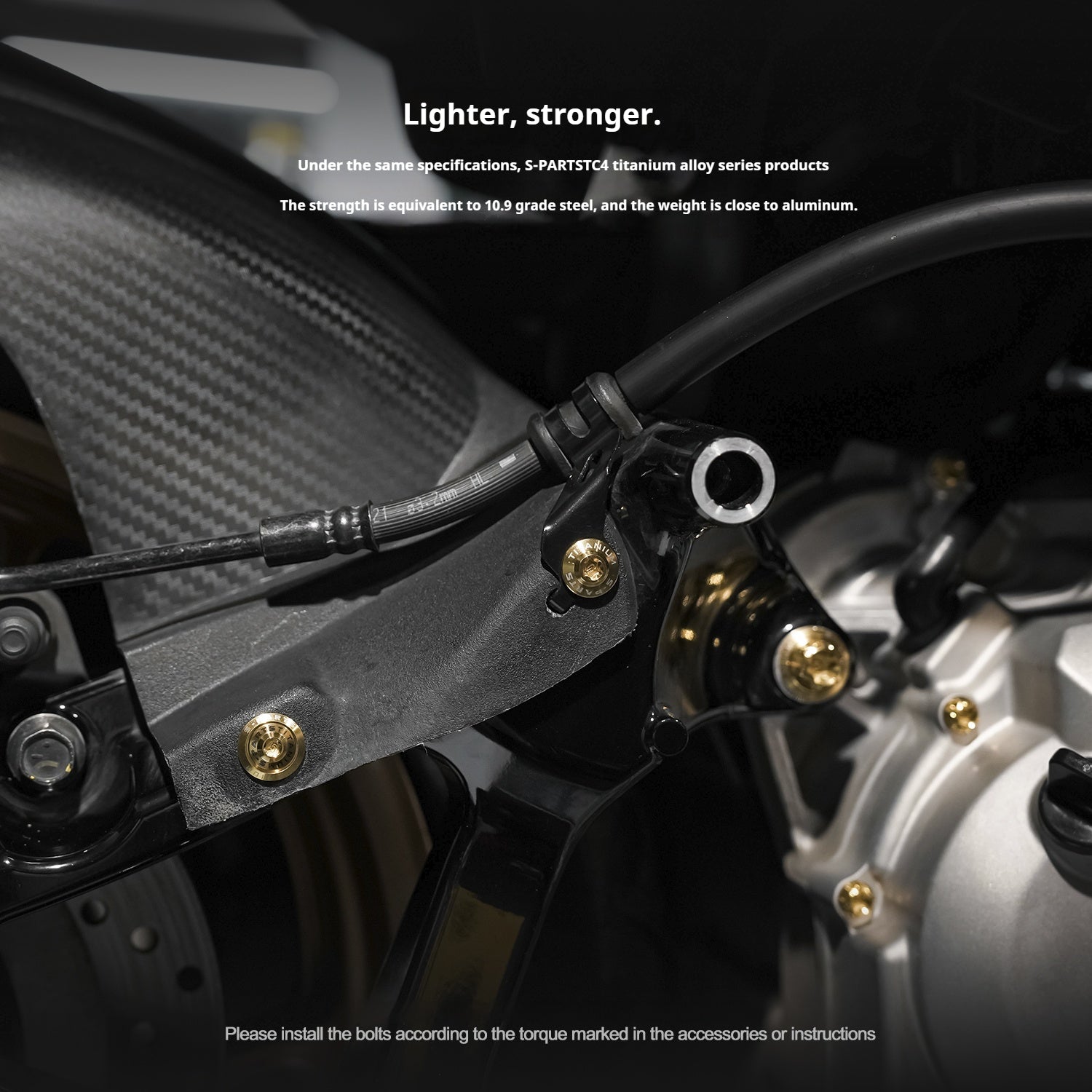 SPARTS Titanium Screw Set for Yamaha XMAX 300 2021 – Custom Candy Color & CNC Titanium Upgrade Kit