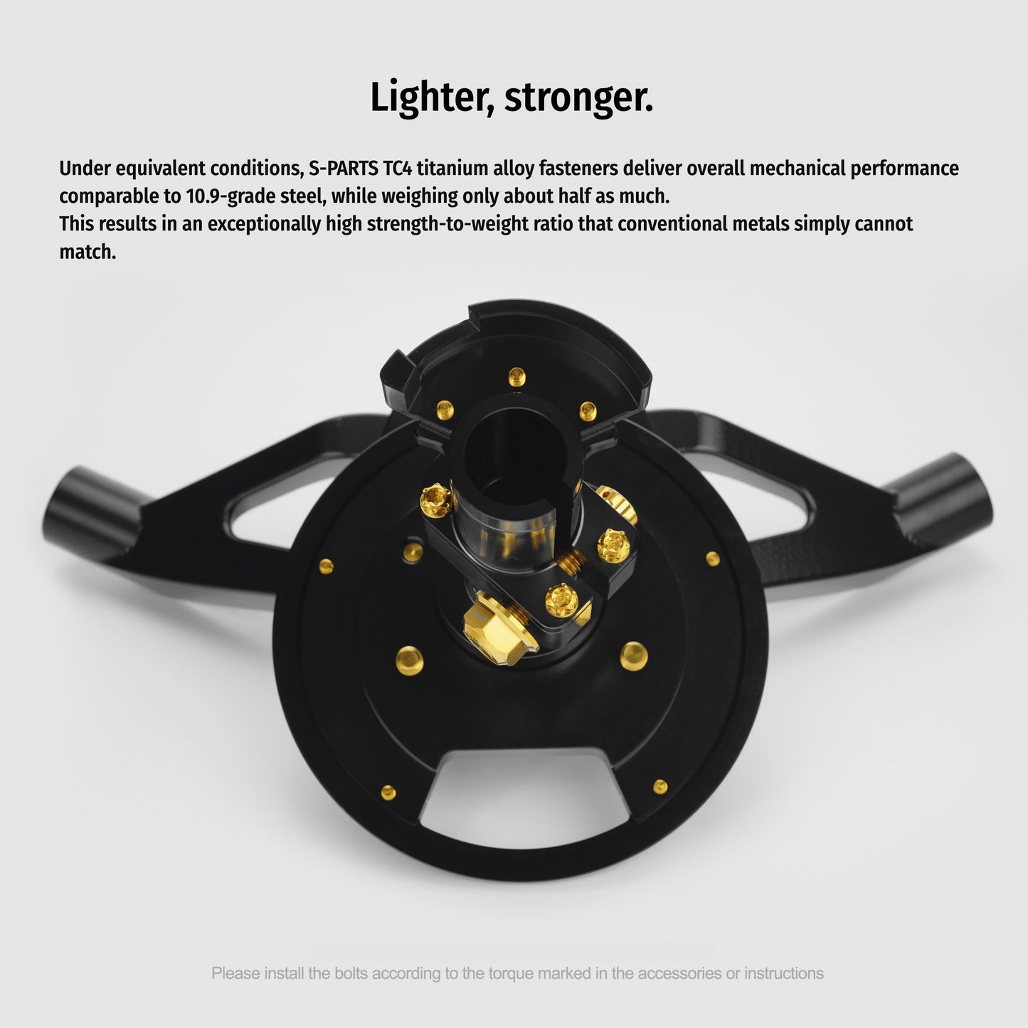 SPARTS RSV NMAX155 Handlebar Conversion Titanium Bolt Upgrade Fastener Kit