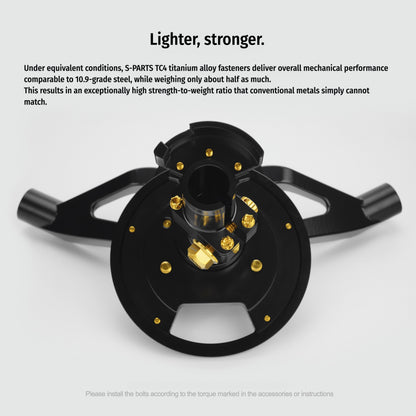 SPARTS RSV NMAX155 Handlebar Conversion Titanium Bolt Upgrade Fastener Kit