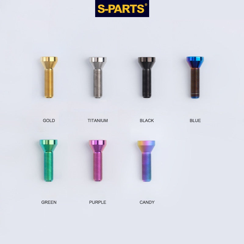 SPARTS TC4 Titanium Wheel Hub Bolts M10 (L35 / L49 / L55) for BMW Motorcycles