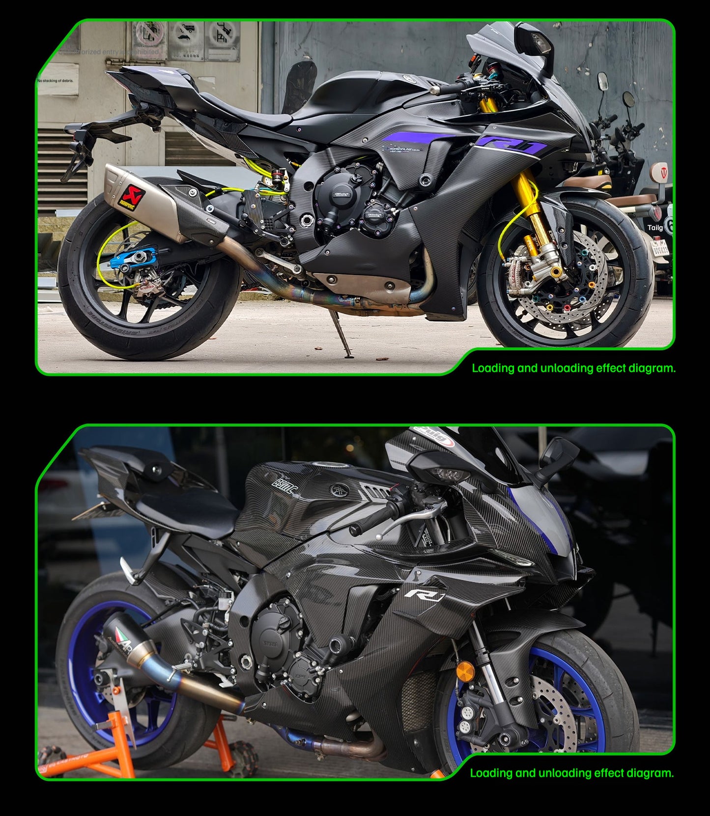 Carbon Fiber Fairings and Bodywork Parts for 2022 Yamaha YZF R1 R1M