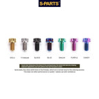 SPARTS M10 P1.5 A3 Series Titanium Bolt – Standard Head – 650°C Forged – S-Grade TC4 for E-Bikes, Motorcycles & Bicycles