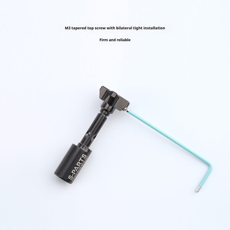 SPARTS Titanium Preload Adjuster & Knob Kit for Brembo RCS Brake Master Cylinder | CNC Titanium Bolts