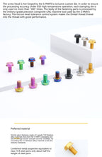 SPARTS Titanium Mirror Block-Off Bolts · M8/M10 Positive & Reverse Thread · Lightweight Motorcycle Plug Bolts