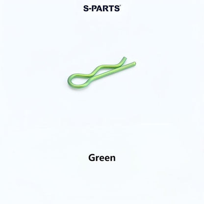 S-PARTS Titanium R Clip Pin 17.5mm Motorcycle Brake Caliper Fastener Retaining Pin Bolt Accessory