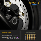 Titanium Alloy Bolts Compatible with BMW C400GT Motorcycle Upgrade Fasteners