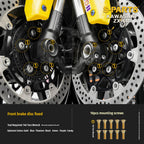 SPARTS Motorcycle Titanium Bolt Upgrade – S-Grade TC4 Bolt Kit for Kawasaki ZX-6R