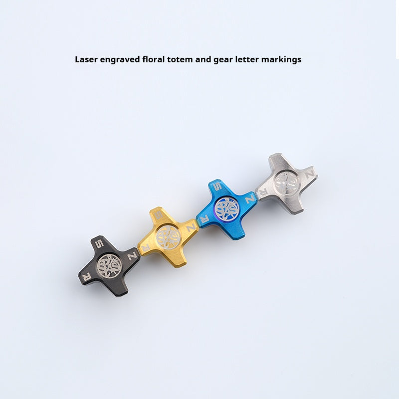 SPARTS Titanium Preload Adjuster & Knob Kit for Brembo RCS Brake Master Cylinder | CNC Titanium Bolts