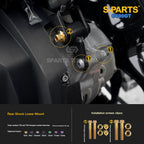 Titanium Alloy Bolts Compatible with BMW C400GT Motorcycle Upgrade Fasteners