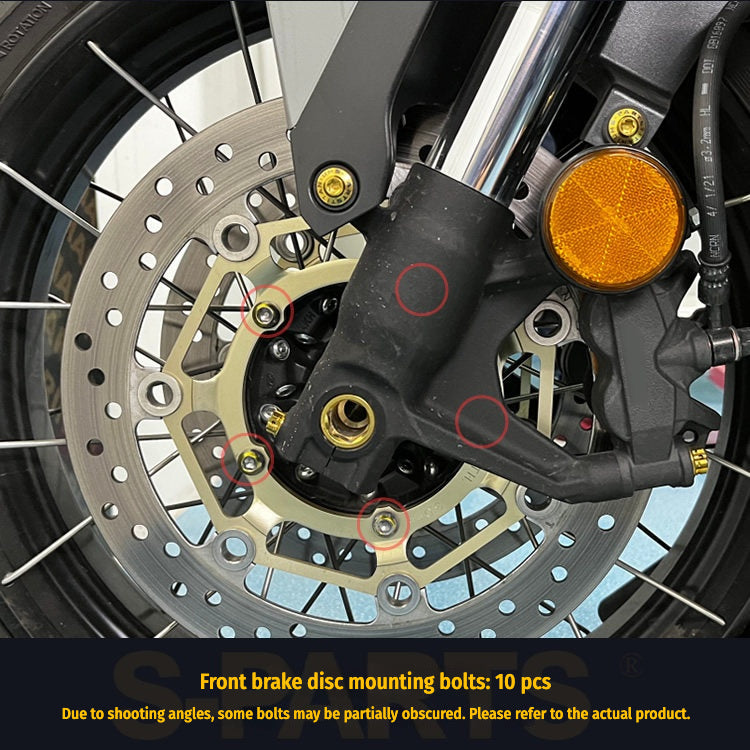 S-PARTS A3 Titanium Bolts – Compatible with Honda X-ADV 750 Full Bike Upgrade