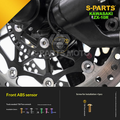 S-PARTS Grade 5 (TC4) Titanium Fasteners Kit for Kawasaki Ninja ZX-10R (2023)