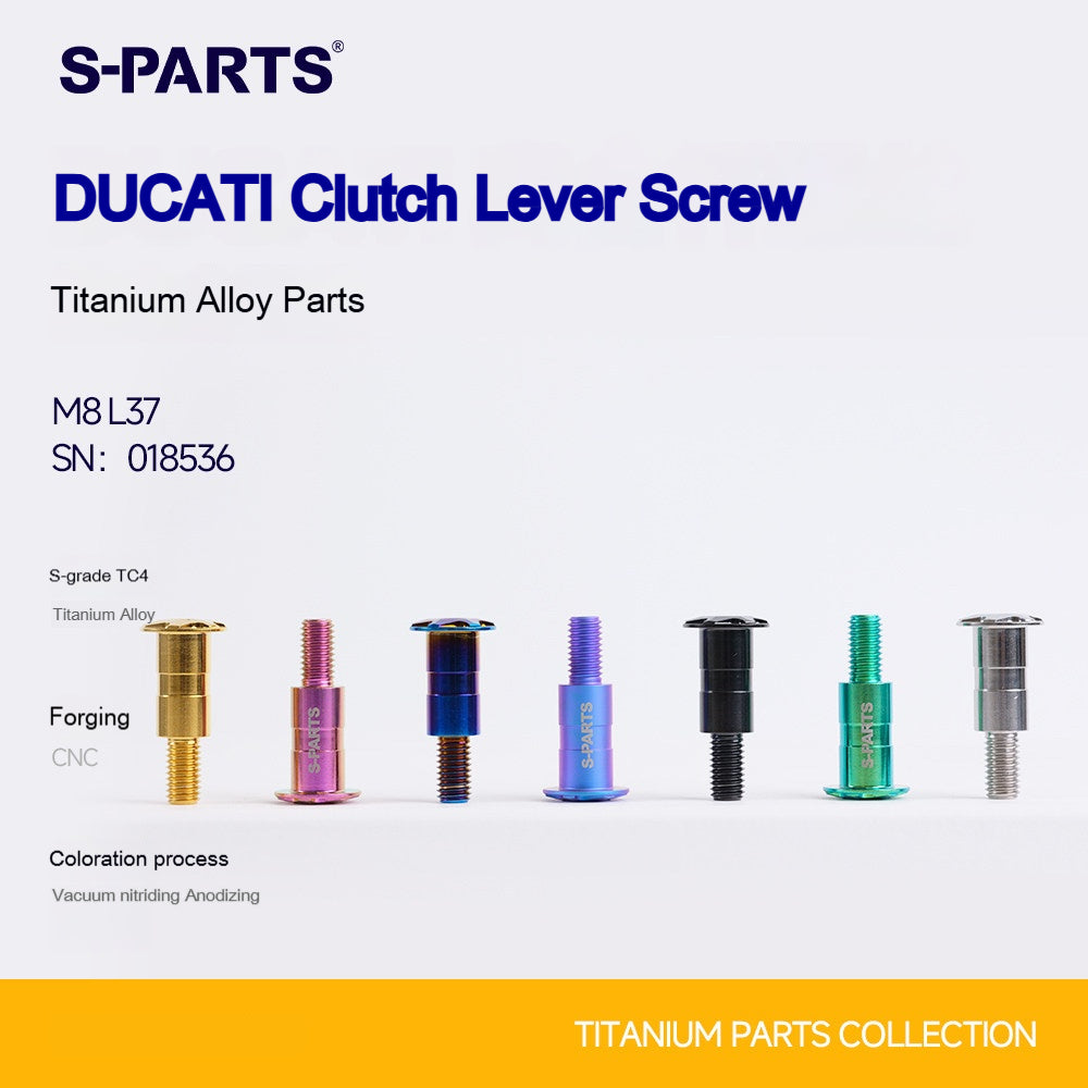SPARTS Titanium Clutch Lever Bolt for Ducati V4 | High-Strength TC4 Alloy
