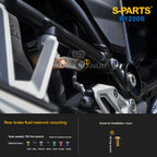 SPARTS Titanium Bolt Kit for BMW R1200R – Motorcycle Fastener Upgrade