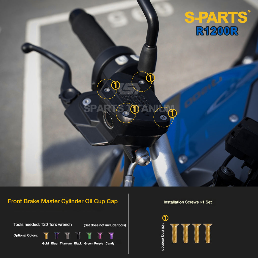 SPARTS Titanium Bolt Kit for BMW R1200R – Motorcycle Fastener Upgrade