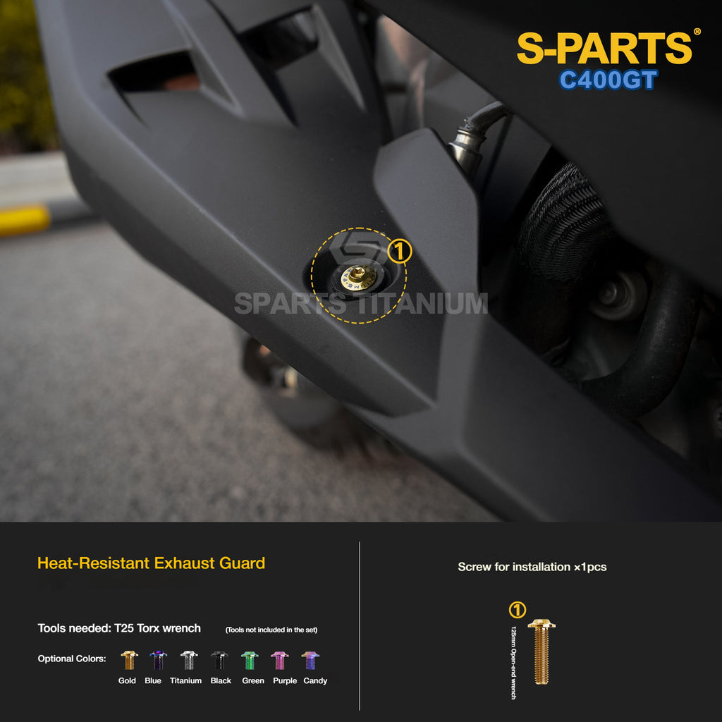 Titanium Alloy Bolts Compatible with BMW C400GT Motorcycle Upgrade Fasteners