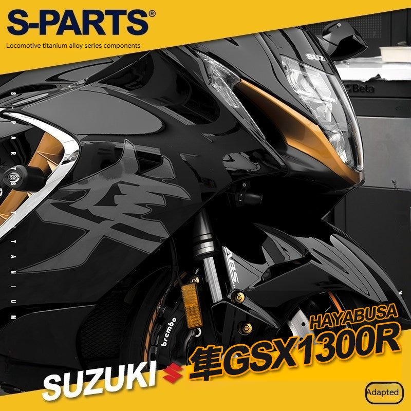 SPARTS Motorcycle Titanium Bolt Upgrade Kit for Suzuki GSX1300R Hayabusa