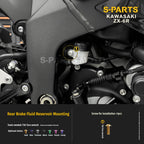 SPARTS Motorcycle Titanium Bolt Upgrade – S-Grade TC4 Bolt Kit for Kawasaki ZX-6R