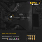 Titanium Alloy Bolts Compatible with BMW K1600B Motorcycle Upgrade Fasteners