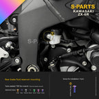 SPARTS Motorcycle Titanium Bolt Upgrade – S-Grade TC4 Bolt Kit for Kawasaki ZX-6R