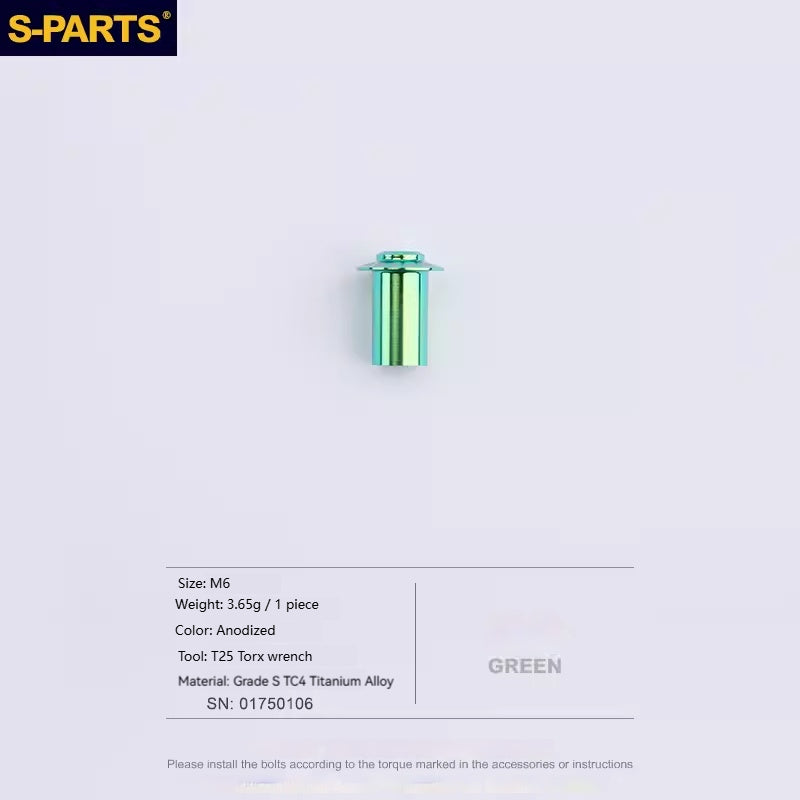 SPARTS Titanium Ignition Lock Nut Cover for DUCATI -Strength Motorcycle Upgrade