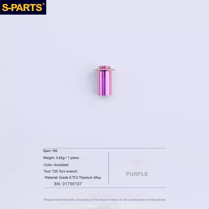 SPARTS Titanium Ignition Lock Nut Cover for DUCATI -Strength Motorcycle Upgrade