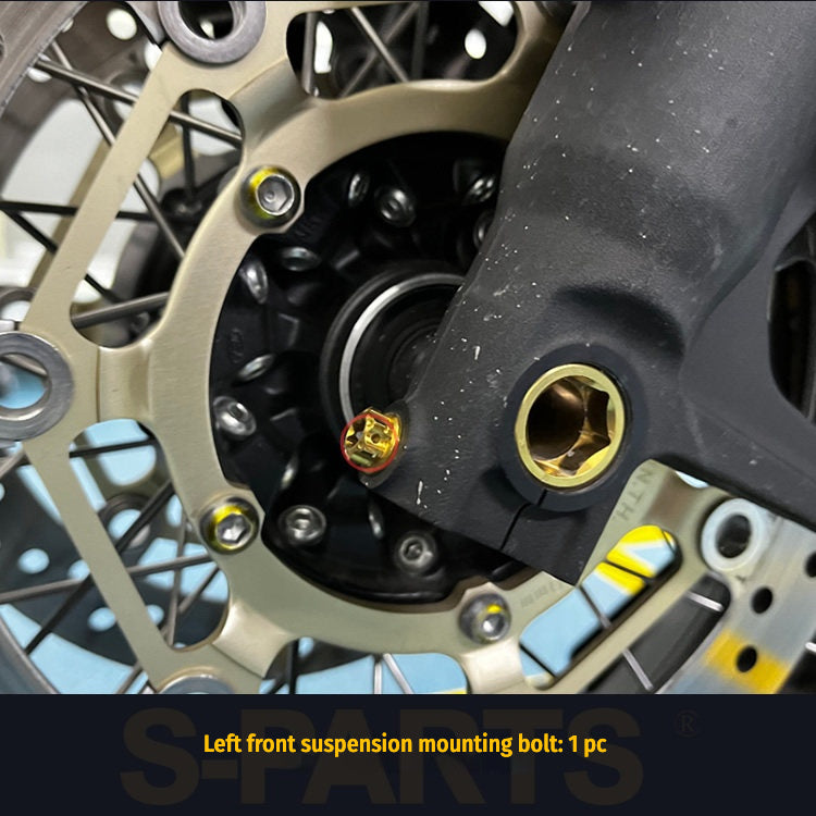 S-PARTS A3 Titanium Bolts – Compatible with Honda X-ADV 750 Full Bike Upgrade