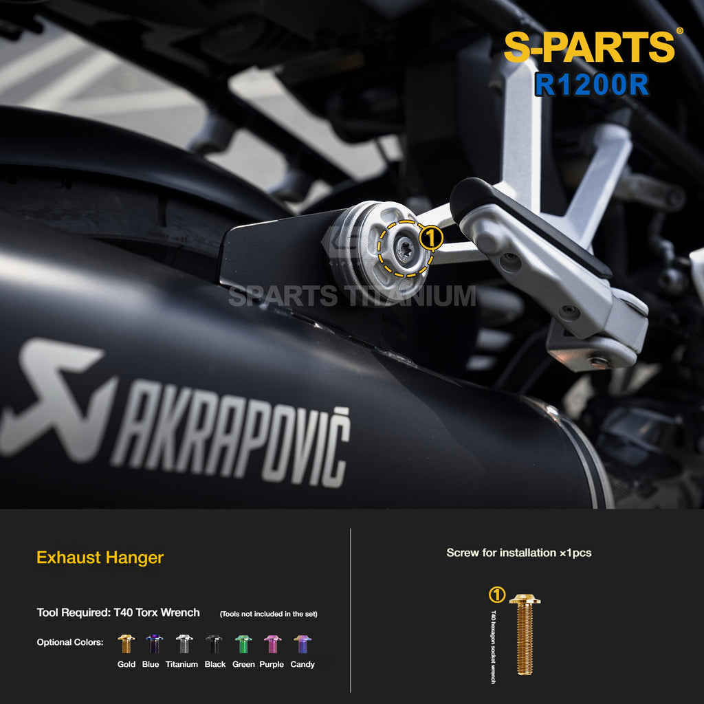 SPARTS Titanium Bolt Kit for BMW R1200R – Motorcycle Fastener Upgrade