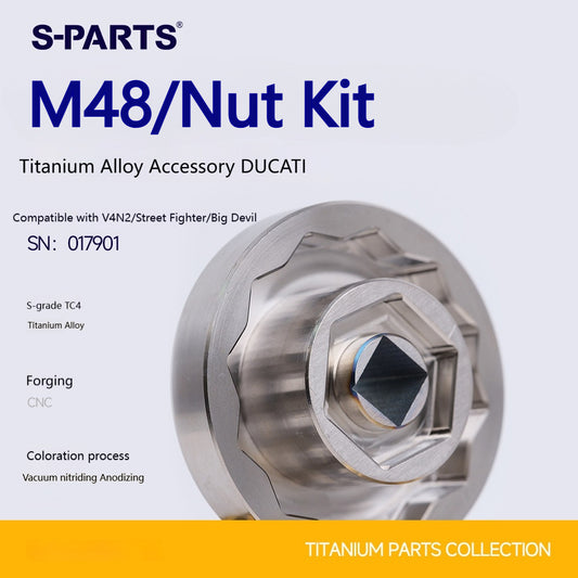 SPARTS Ducati M48 Rear Nut Tool Titanium Alloy – V4/V2/Streetfighter/Diavel