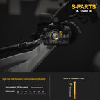 Titanium Alloy Bolts Compatible with BMW K1600B Motorcycle Upgrade Fasteners