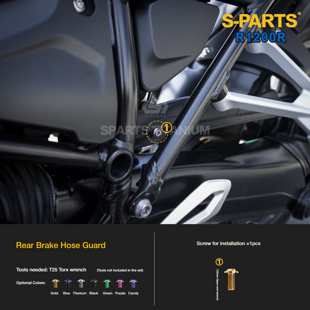 SPARTS Titanium Bolt Kit for BMW R1200R – Motorcycle Fastener Upgrade